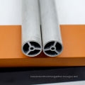 Thin Aluminium Tube/Extruded Aluminium Tube is manufactured in Chinese factory. Aluminium rail is used for clothes hangers